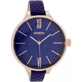 OOZOO Timepieces 45mm Blue Croco C7542
